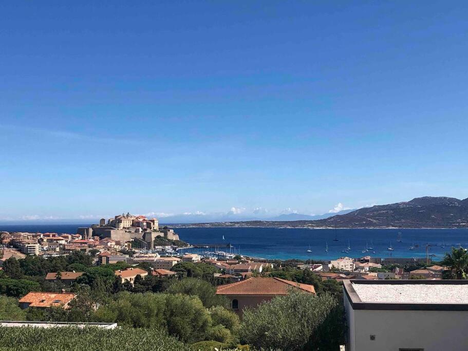 Exceptionnelle Vue Mer Calvi - Piscine - T2 エクステリア 写真